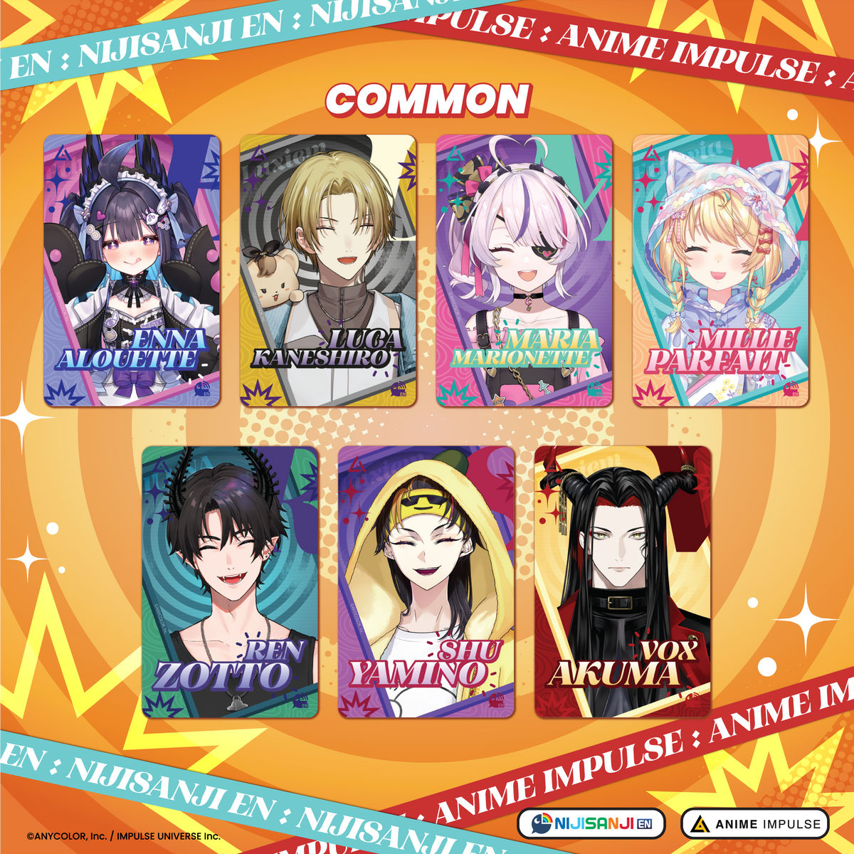 NIJISANJI EN X ANIME Impulse Random Photocard Series 6