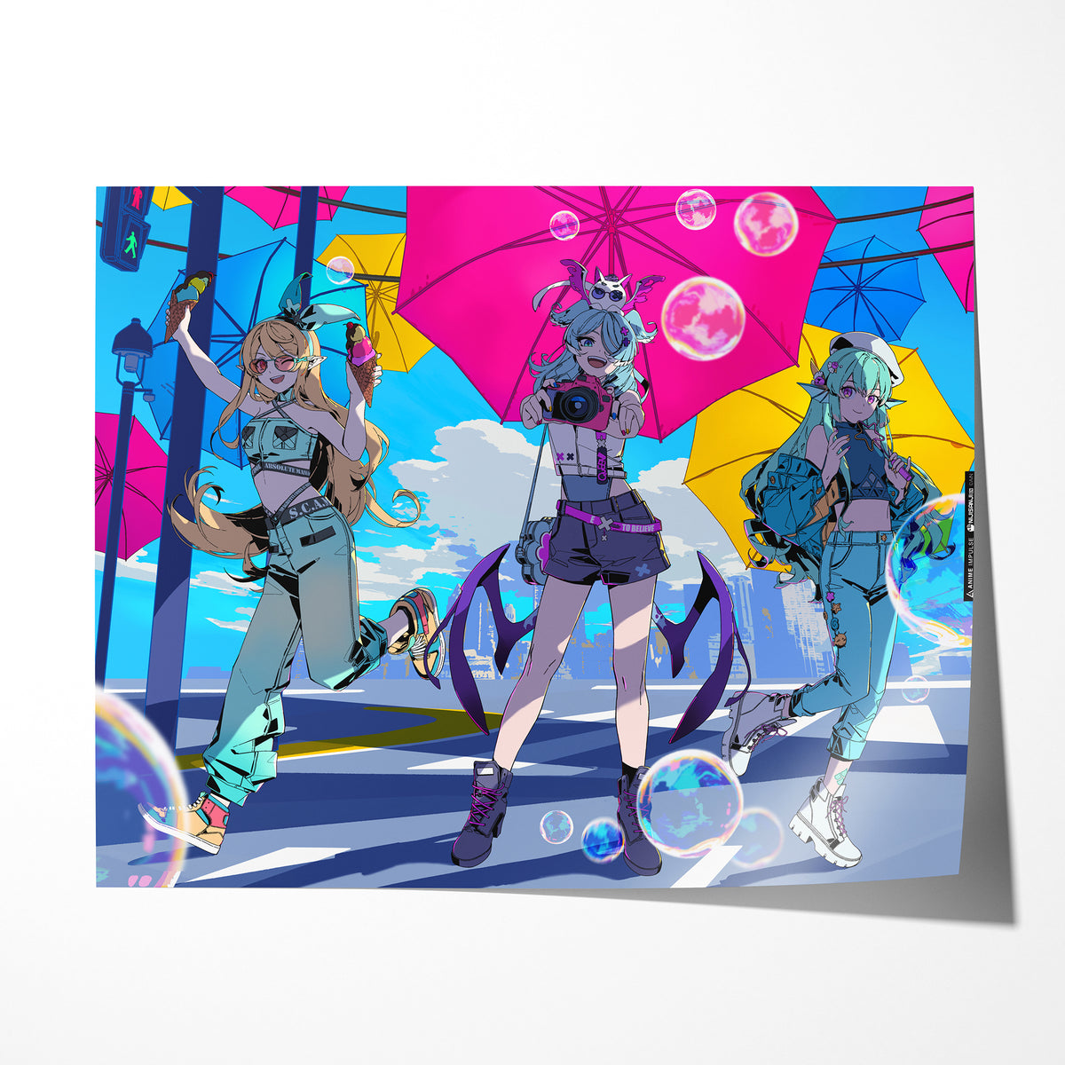 ANIME Impulse x NIJISANJI EN Block Party Banner - LazuLight